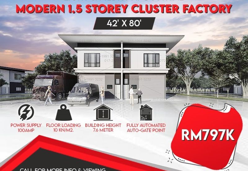 Bungalow Factory / Semi D / Cluster Factory Senawang Seremban 2 New Launching
