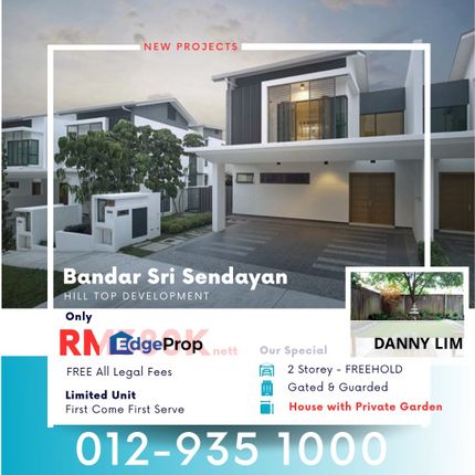 Seremban 2 Storey New Housing Project with Private Garden at Hill Top, Negeri Sembilan, Seremban