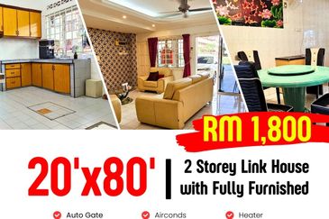 2 Storey with Fully Furnish walking distance to school