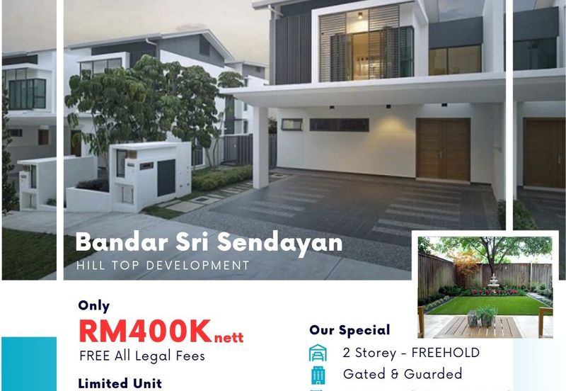 Seremban 2 Storey House with Private Garden Eka Heights Ferra Lumira Bandar Sri Sendayan