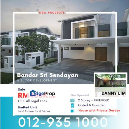 Seremban 2 Storey House with Private Garden Eka Heights Ferra Lumira Bandar Sri Sendayan, Negeri Sembilan, Seremban