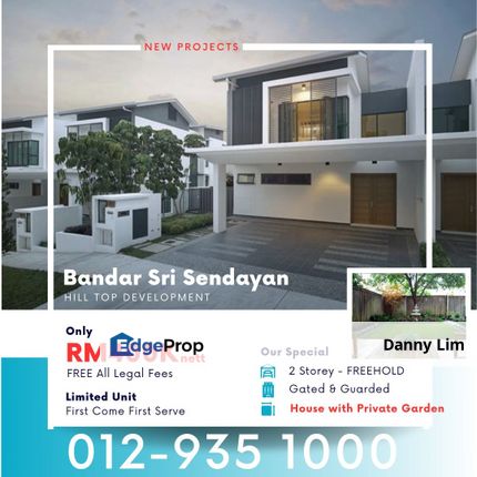 Seremban 2 Storey House with Private Garden Eka Heights Ferra Lumira Bandar Sri Sendayan, Negeri Sembilan, Seremban