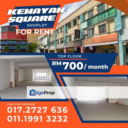  [Lowest Price] Top Floor Kemayan Square Seremban Town, Negeri Sembilan, Seremban