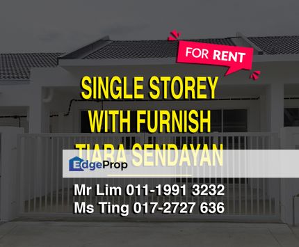 Single Storey with Fully Furnished For Rent , Negeri Sembilan, Seremban