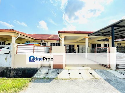 FACING OPEN | SINGLE STOREY TERRACE INTERMEDIATE HOUSE TAMAN MERU MULIA JALAN KHAMIS MERU KLANG, Selangor, Klang