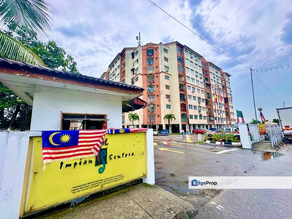 CORNER UNIT Pangsapuri Impian Sentosa Taman Sentosa Klang, Selangor, Klang