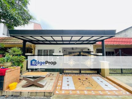 [Facing open & Playground] Beautiful single storey house taman bunga raya, Setapak (FREEHOLD), Kuala Lumpur, Setapak