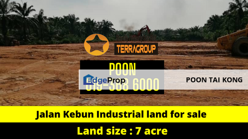 Jalan Kebun Industrial land for sale, Selangor, Shah Alam