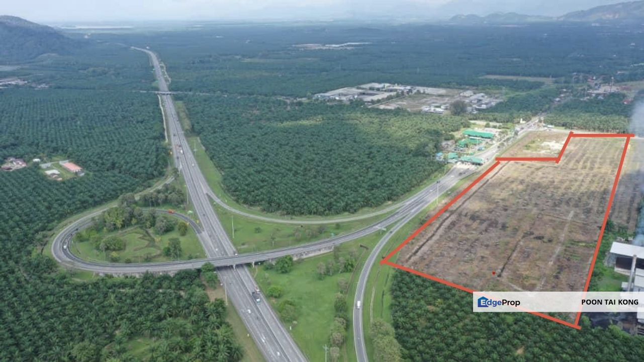 Taiping freehold indutrial land next to Taiping Utara Toll - rm 47 psf, Perak, Taiping