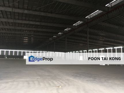 Shah alam warehouse with ceiling 20 meter @ for rent, Selangor, Shah Alam