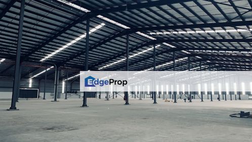 1200 amp with 20m height ceiling detached factory for rent, Selangor, Subang