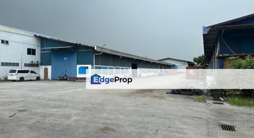 Warehouse Rantau Panjang Klang For Rent (Nearby Bandar Sultan Suleiman), Selangor, Klang