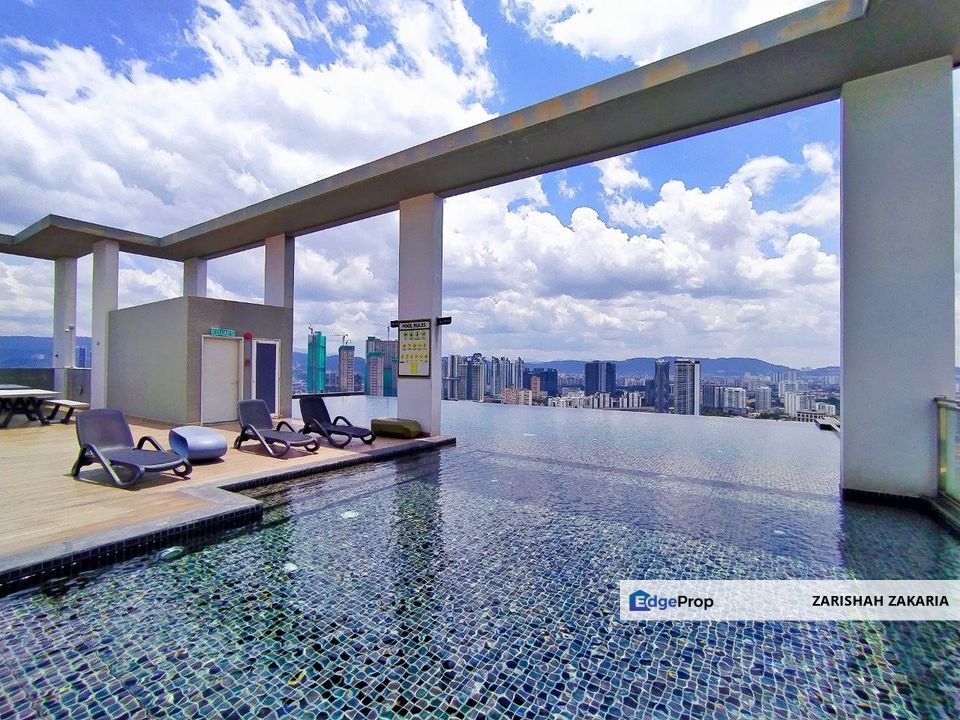 Condominium @ The Haute Gurney, Keramat, Kuala Lumpur For Sale  [RENOVATED + SEMI FURNISHED + LOW DENSITY + 2 CARPARK + CITY VIEW], Kuala Lumpur, Keramat