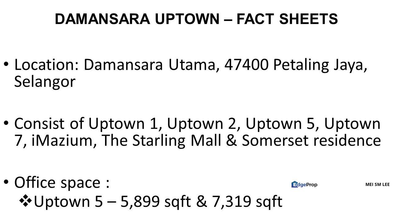 Damansara Utama, Uptown 5 Office Suites, Close to The Starling Mall, Selangor, Petaling Jaya