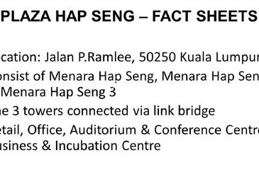 Menara Hap Seng 3