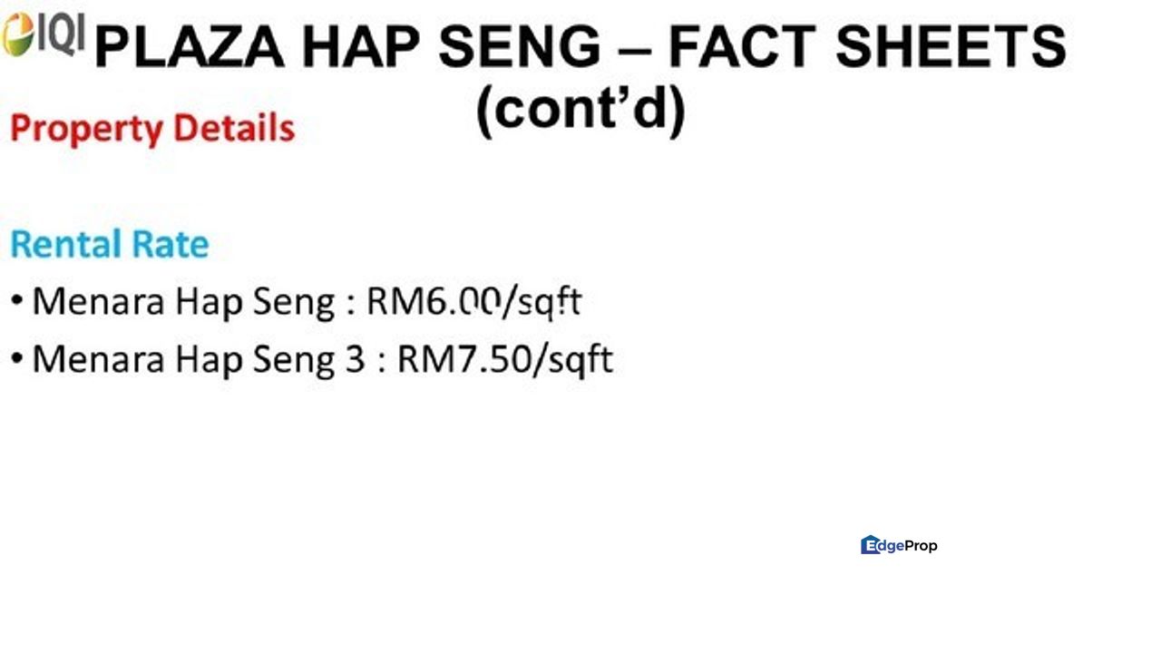 Menara Hap Seng 3, , 