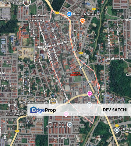 3 Storey Intermediate Shop Office - Pekan Semenyih, Selangor, Semenyih