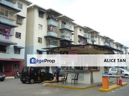 Pangsapuri Mutiara Tmn Balakong Jaya Apartrment unit 750sf 3r2b for rent, Selangor, Balakong