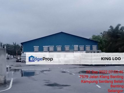  Shared Warehouse Factory Jenjarom 14k/mth only, Selangor, Jenjarom