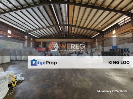 Near Bukit Raja Meru Klang Detached Factory with Crane , Selangor, Klang