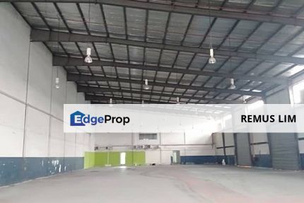 Semi-Detached Warehouse Factory for Rent in Shah Alam, Selangor, Shah Alam