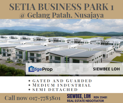Setia Business Park 1, Semi Detached Factory, Medium Industrial @ Gelang Patah, Johor, Gelang Patah