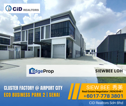 Cluster Factory @ Airport City Senai | Eco Business Park 2, Johor, Senai