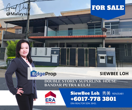 Double Storey Superlink House @ Bandar Putra Kulai, Johor, Kulai