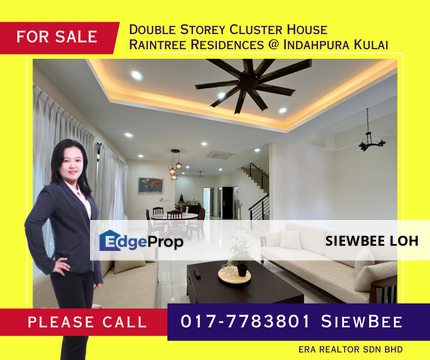 Double Storey Cluster House @ Hot Selling Area Raintree Residences, Johor, Kulai