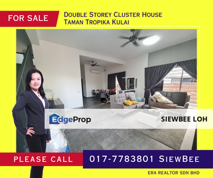 Double Storey Cluster House @ Taman Tropika Kulai, Johor, Kulai