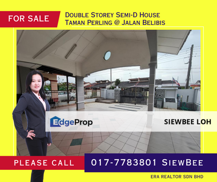 Double Storey Semi-D House @ Taman Perling, Johor, Johor Bahru
