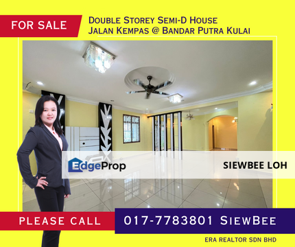 Double Storey Semi-D House @ Bandar Putra Kulai, Johor, Kulai