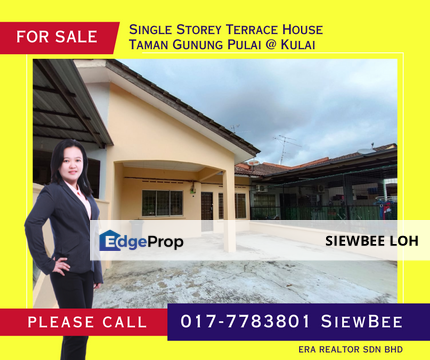 Single Storey Terrace House @ Taman Gunung Pulai, Johor, Kulai