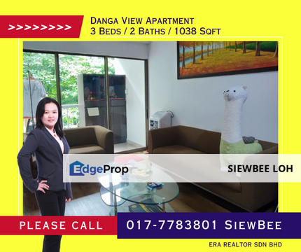 Renovated Unit @ Danga View Apartment, Johor, Johor Bahru