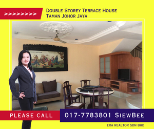 Double Storey Terrace House @ Taman Johor Jaya for Sale @RM590,000 By ...