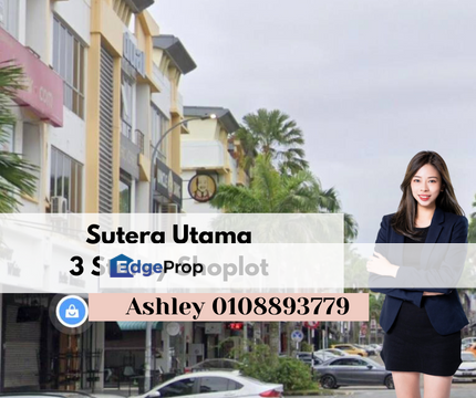 Sutera Utama / 3 Storey shoplot, Johor, Skudai