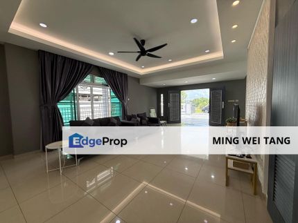 Mutiara Rini Doubel Storey End Lot with Land Fully Furnished for Rent, Johor, Skudai