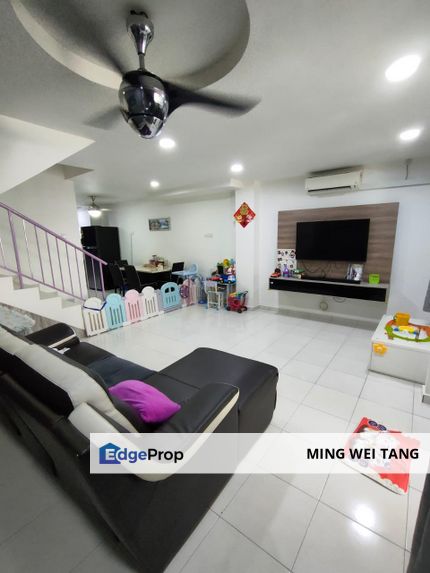 Taman Nusantara Double Storey Medium Low Cost House for Sale, Johor, Gelang Patah