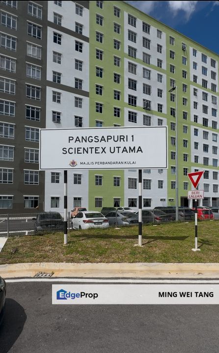 Pangsapuri Senai Big Size 3 Rooms Good Condition Near Shoplot , Johor, Johor Bahru