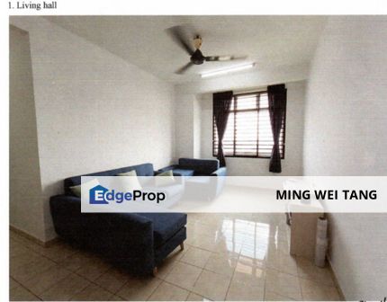 Indah Court Apartment 3 rooms for sale, Johor, Bukit Indah