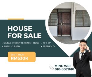 Taman Perling Single Storey Terrace 3 Bedrooms 2 Bathrooms for Sale for ...