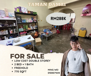 Taman Damai Low Cost Double Storey House for Sale for Sale @RM288,000 ...