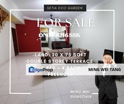 Setia Eco Garden Double Storey Renovated Unit Sale, Johor, Gelang Patah