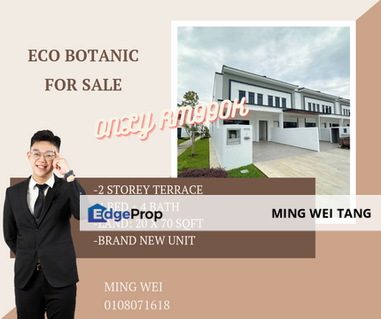 Hot Area Eco Botanic 2 Unblock + Endlot For Sale, Johor, 