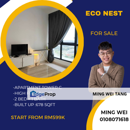 EcoNest High Roi Eco Botanic Sale, Johor, Nusajaya