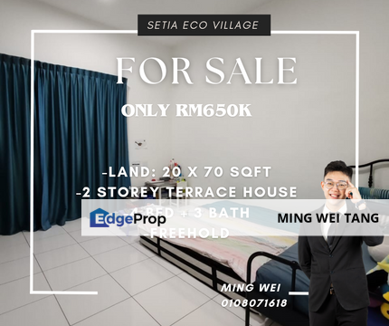 Setia Eco Village Double Storey Terrace House for Sale , Johor, Gelang Patah