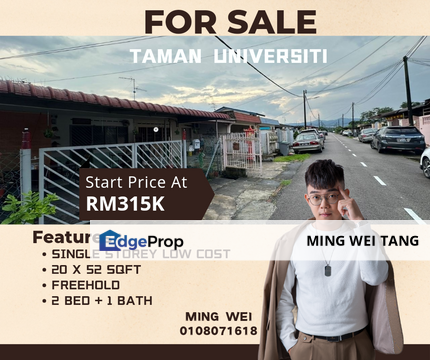 Tmn Universiti Single Low Cost House, Johor, Skudai