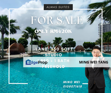 Almas Suites Puteri Harbour Freehold For sale , Johor, 