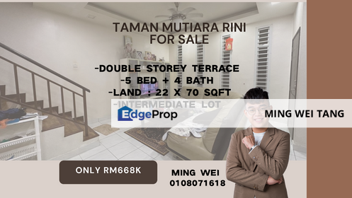 Mutiara Rini Jln Jasa Unblock View Fully Renovated Sale, Johor, Skudai