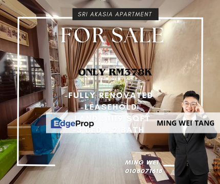 Sri Akasia Service Apartment for Sale , Johor, Tampoi